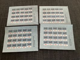 Coop Sammelkarten Trophy  4 x 20 Stück neu, aktuell
