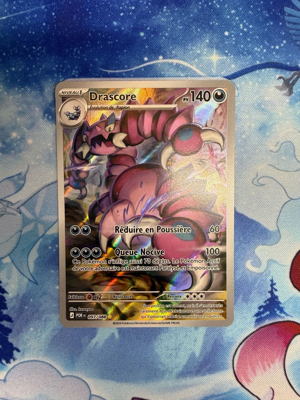 Pokémon Carte collezionabili: Drascore AR - POR 097 FR – Nuovo (secondo la descrizione) da Courgenay venduto da ScamBoxOff