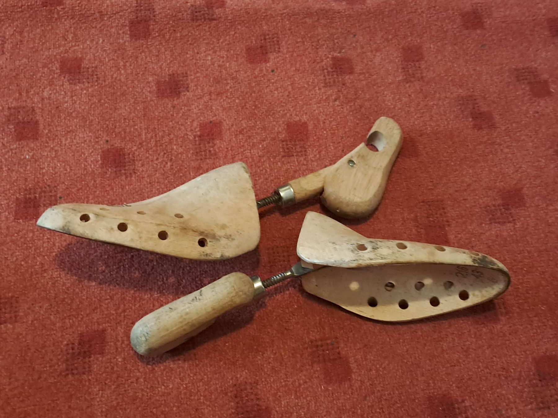 Scarpe da uomo: 1 paar Militär Schuhspanner ca.1880 – Usato da St.Gallen venduto da Infanteriewerk