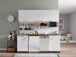487 Singleküche Küchenzeile 195cm E/Y/W - Küche Einbauküche