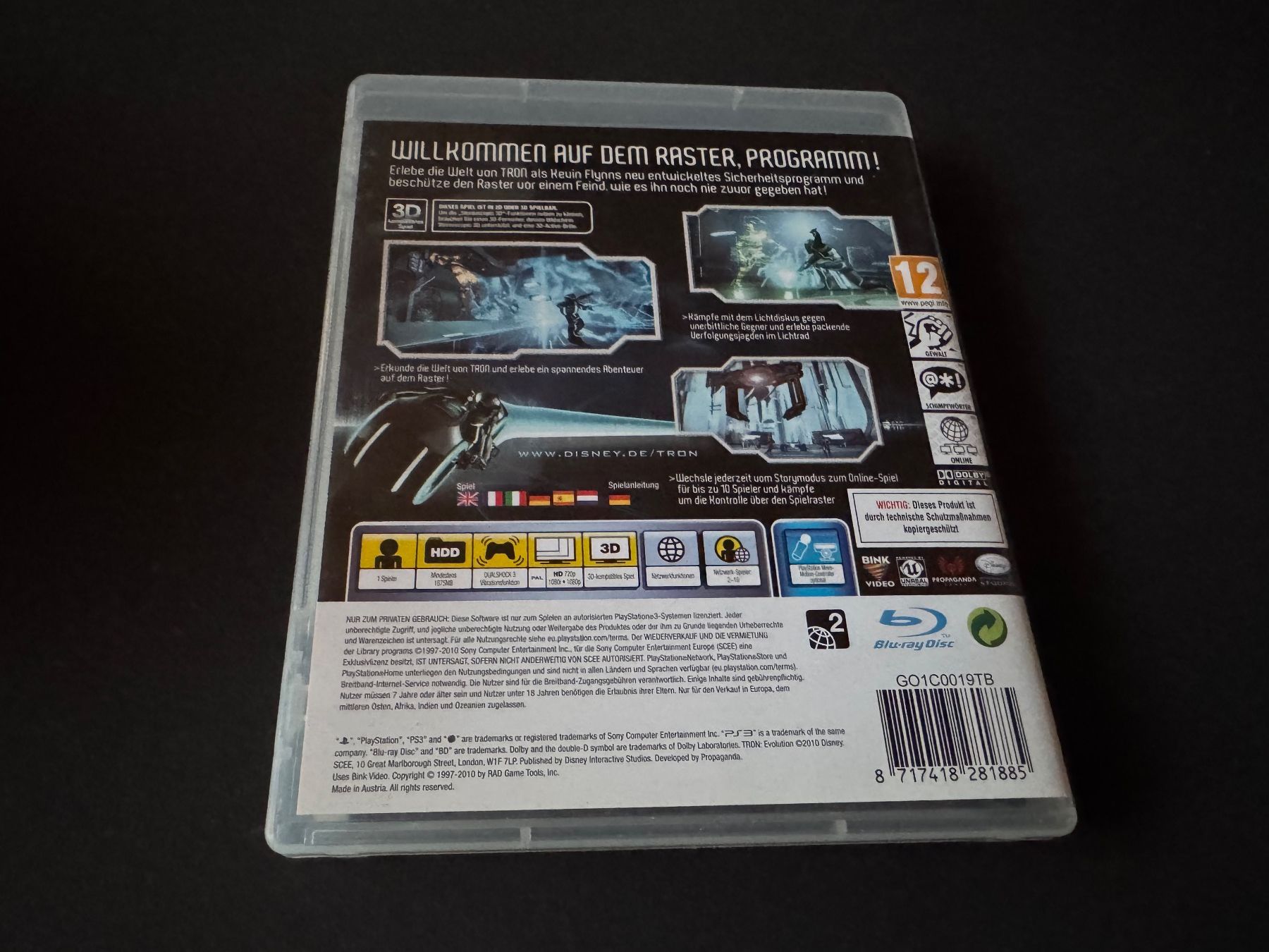 Sony Jeux: TRON EVOLUTION SPIEL FÜR PS3 – D'occasion à Hägendorf par bri_v995 2