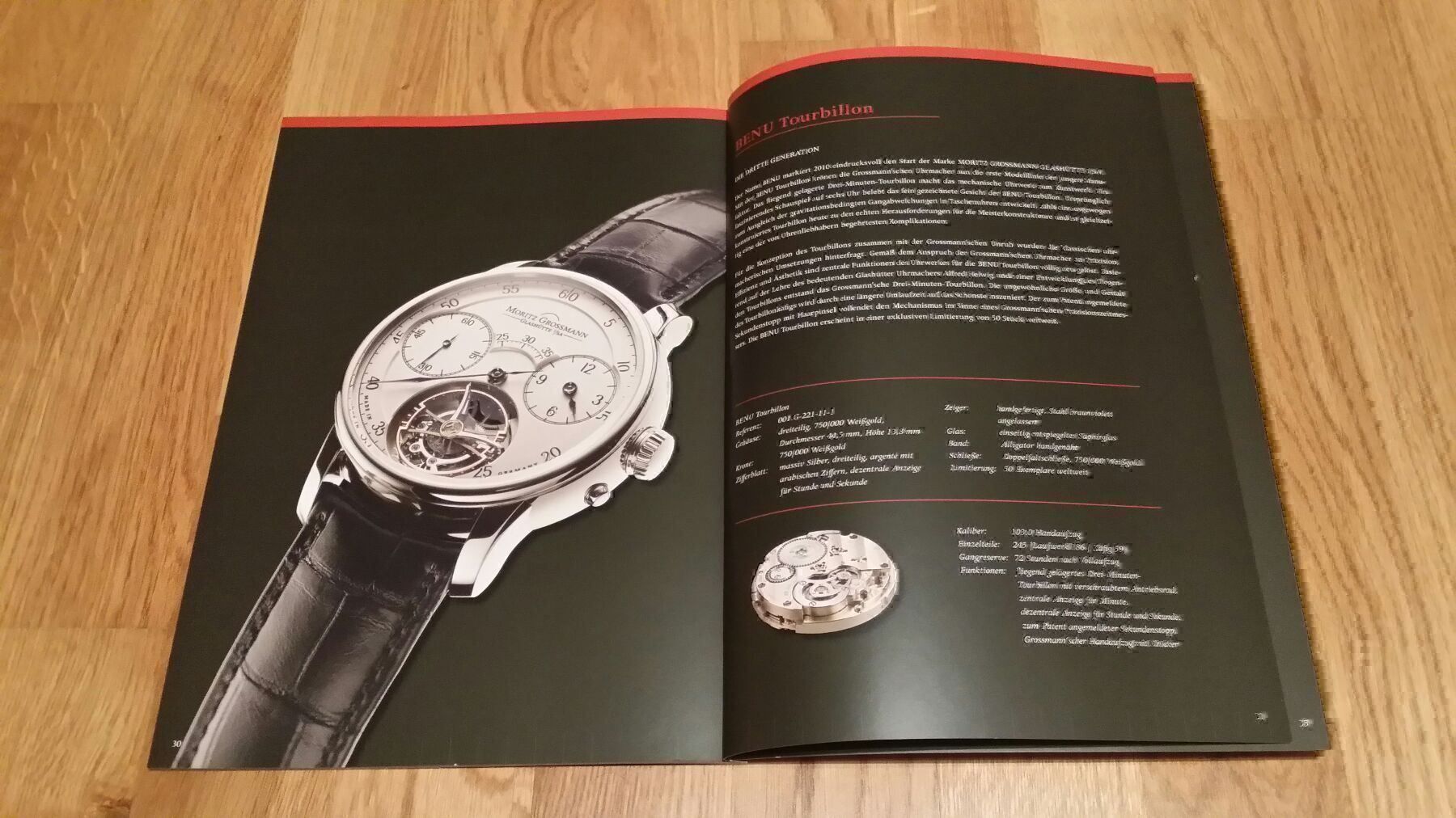 Documenti: MORITZ GROSSMANN Glashütte I/SA Katalog – Usato da Gossau ZH venduto da SwissJapan 3