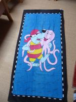 Strandtuch Hund Oktopus Baumwolle