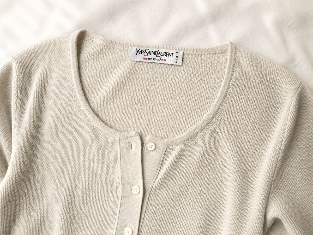 Saint Laurent Giacche: Vintage Yves Saint Laurent Rive Gauche Cardigen – Usato da Bern venduto da elz_88ww 1
