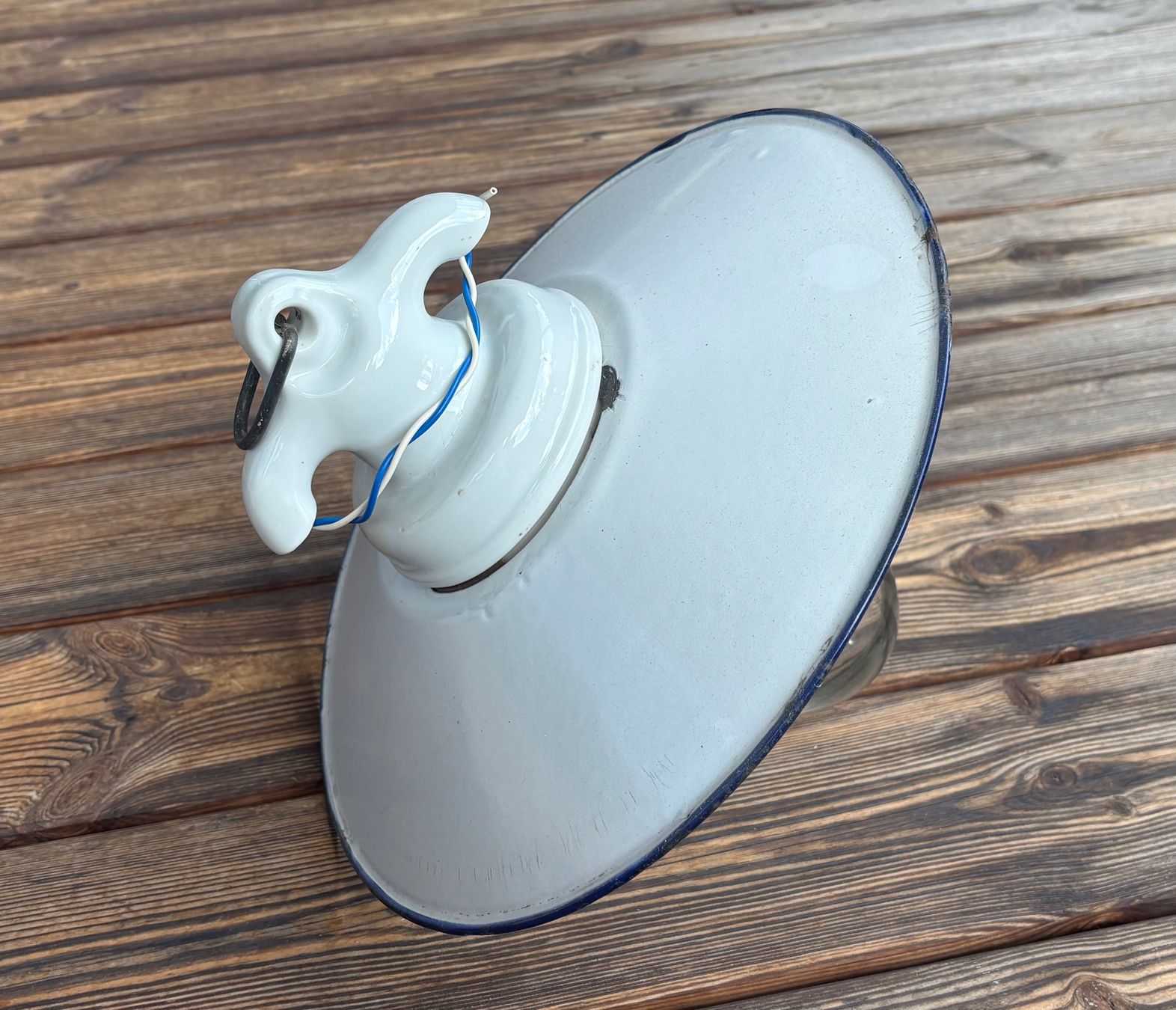 Lampes: antike Stalllampe Deckenlampe – D'occasion à Lüchingen par Eeizo 4