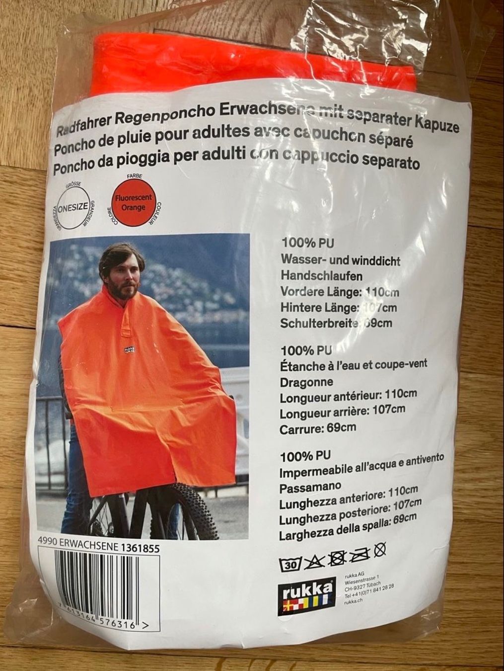 Rukka Vestes: Rukka Regenponcho – D'occasion à Gwatt (Thun) par louisgafner