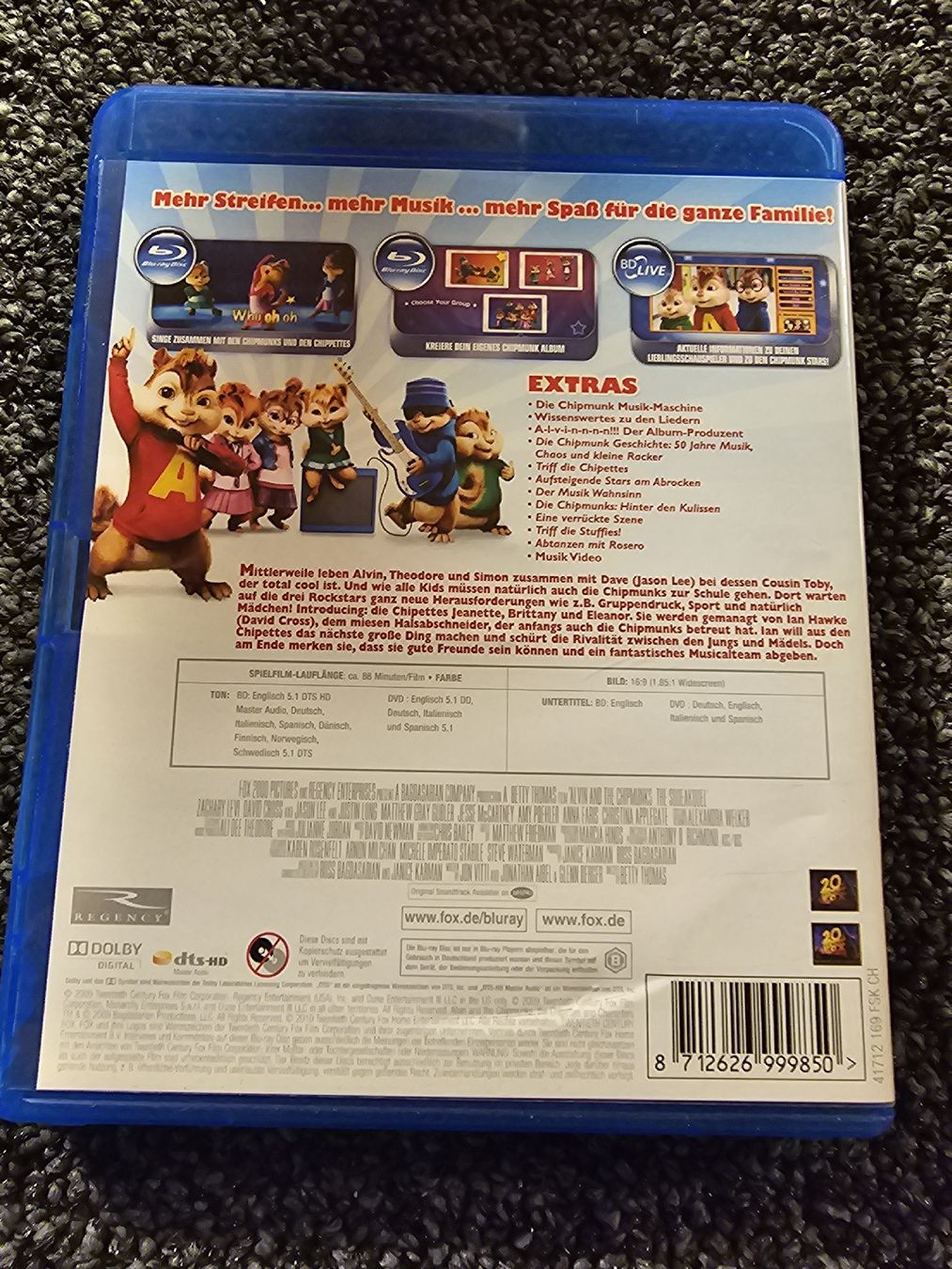 Tutti i DVDs: Alvin und die Chipmunks 2 - Blu-ray  – Usato da Ruswil venduto da jan_bxl5 1