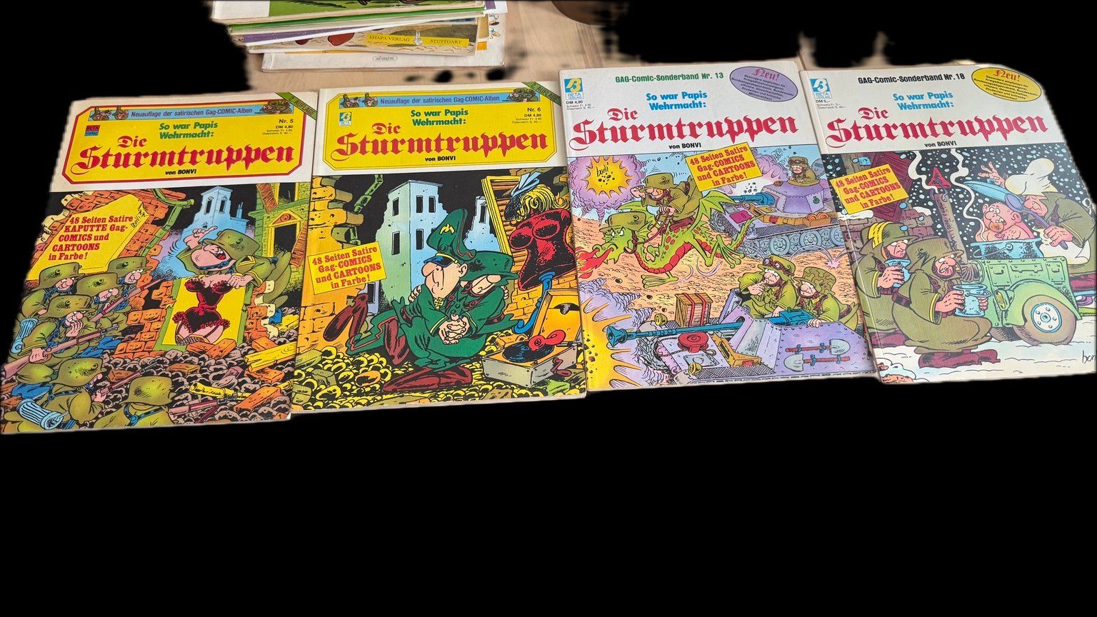 Fumetti: 4er Set Die Sturmtruppen von BONVI – Usato da Gipf-Oberfrick venduto da Rogero_1965