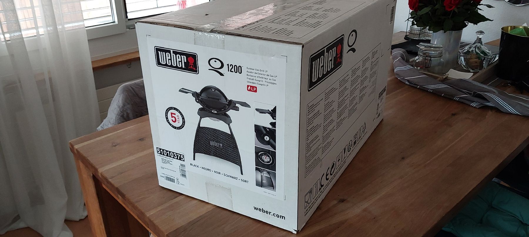 Weber Griglie: Weber 1200 Gasgrill – Nuovo e nell'imballaggio originale da Breil-Brigels venduto da SilverSurfer27 1
