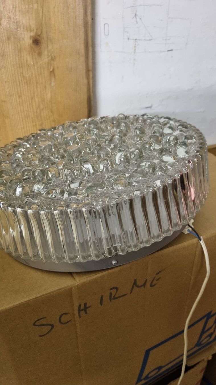 Lampadari & plafoniere: Bubble Glas Deckenlampe Wandlampe 60 / 70 er – Usato da Basel venduto da Jcva 2