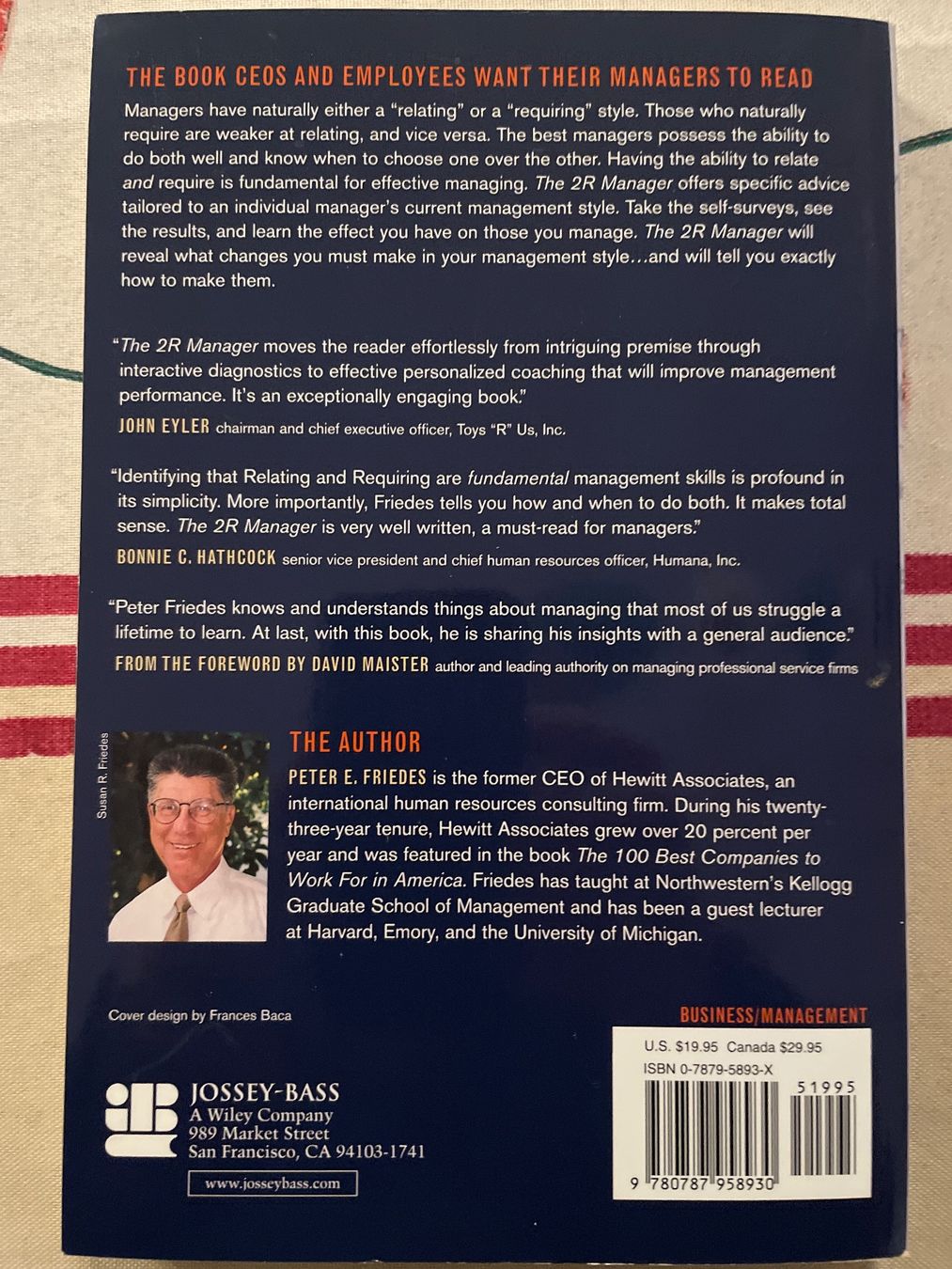 Libri: Book about management  "The 2R Manager" de Peter E. Friedes – Nuovo (secondo la descrizione) da Bôle venduto da Frouz 1