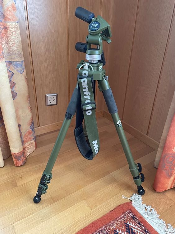 Manfrotto Stativ Set - 3x 1005BAC Stativ Ranker Mit Luftfederung, Max. 273cm Höhe