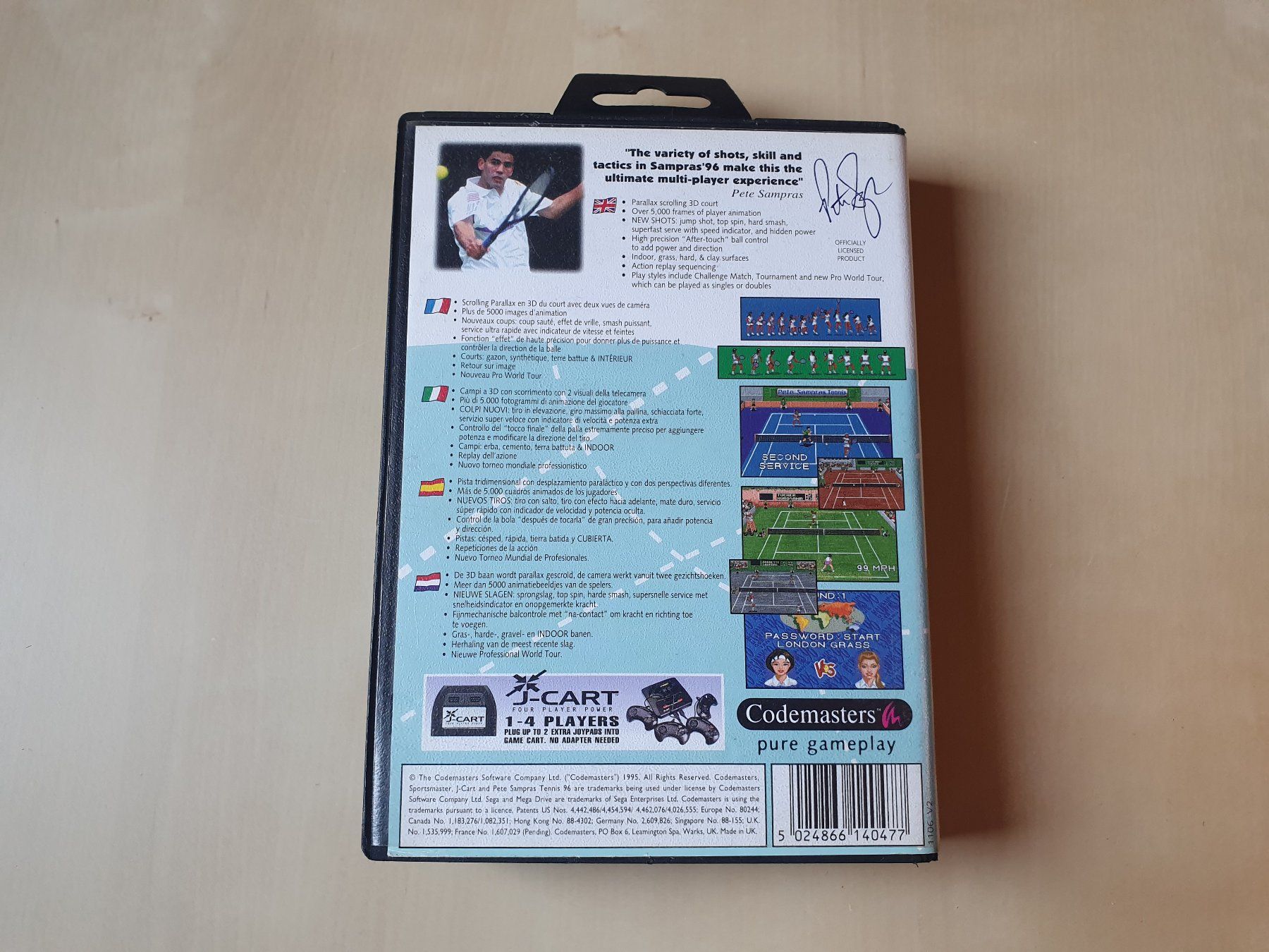 Sega Giochi: Sampras Tennis 96 – Usato da Stansstad venduto da collectorsshop 1