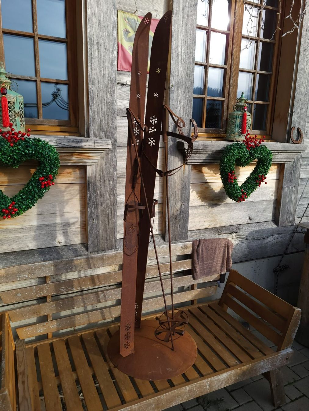 Skis: Edelrost Ski 164 cm Unikat – Neu (gemäss Beschreibung) aus Schafhausen im Emmental von Herzrose