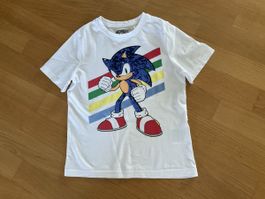 Sonic T Shirt 128 Pailletten wie Neu