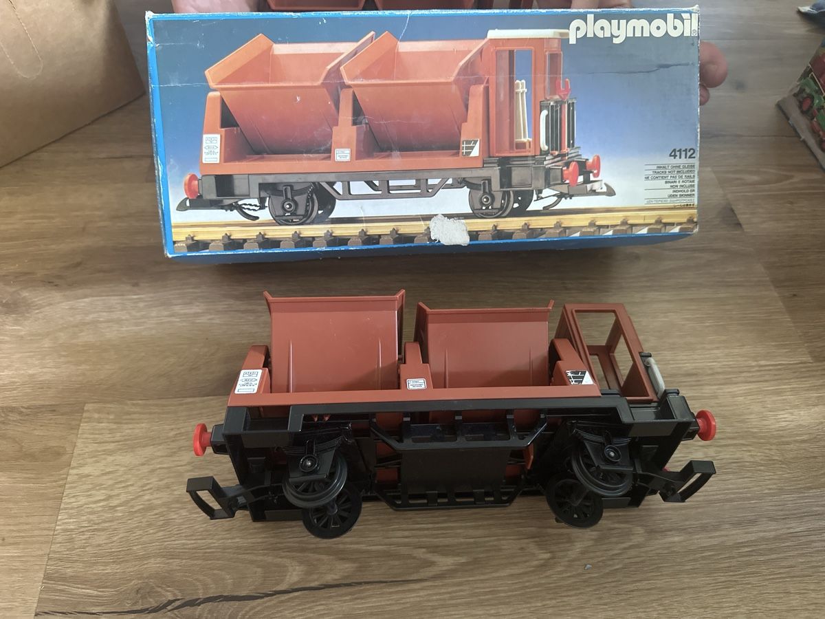 Modellini di ferrovie: Playmobil 4112 Güterwagen mit Kipper – Usato da Mörschwil venduto da Alrud99 1
