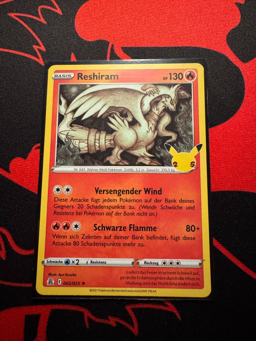 Pokémon Sammelbilder & Trading cards: Reshiram (CEL 002) - DE - Celebrations – Neu (gemäss Beschreibung) aus Bülach von Pfrenzel