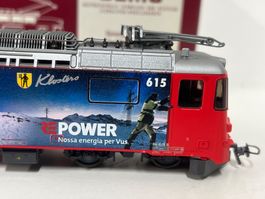 BEMO 1358 155 RhB Ge 4/4 |l 615 Werbelok "RE Energie"digital