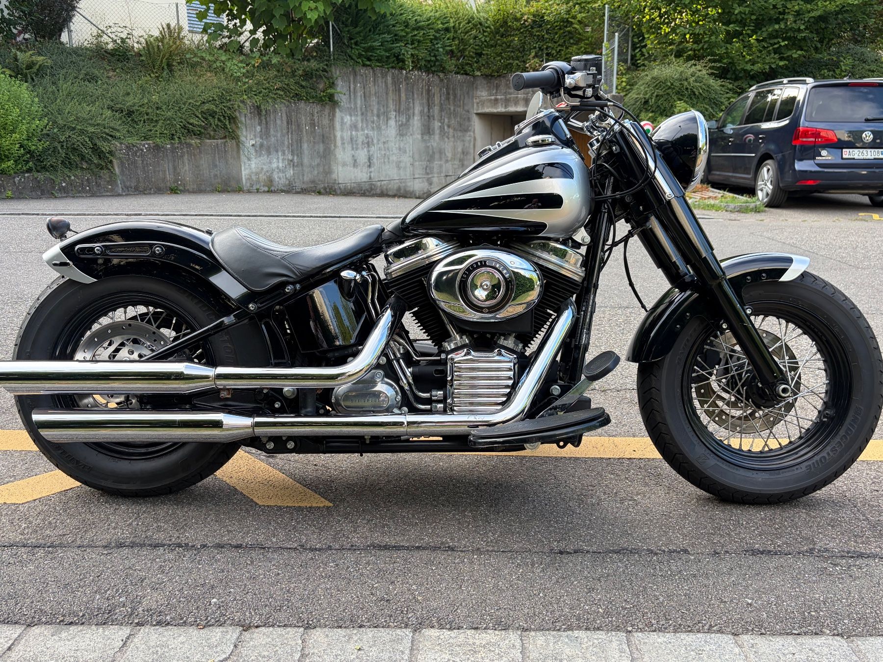 Harley-Davidson Cruisers: Harley Davidson SLIM Bobber OLdscool – D'occasion à Rütihof par elcheffe81