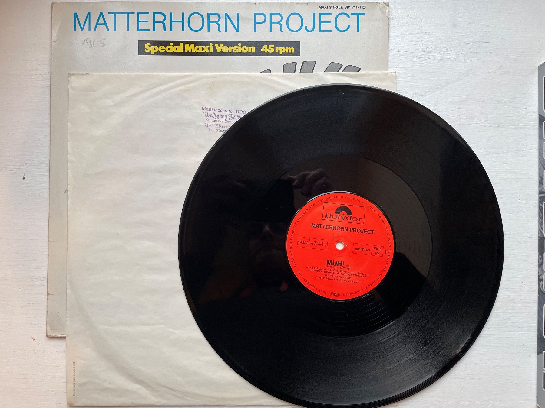 Schallplatten: Matterhorn Project - Muh! - 12" Maxi, 1985 – Gebraucht aus Zürich von Andy_t71 2