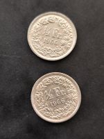 50rappen silber 1966 x 2 im lot