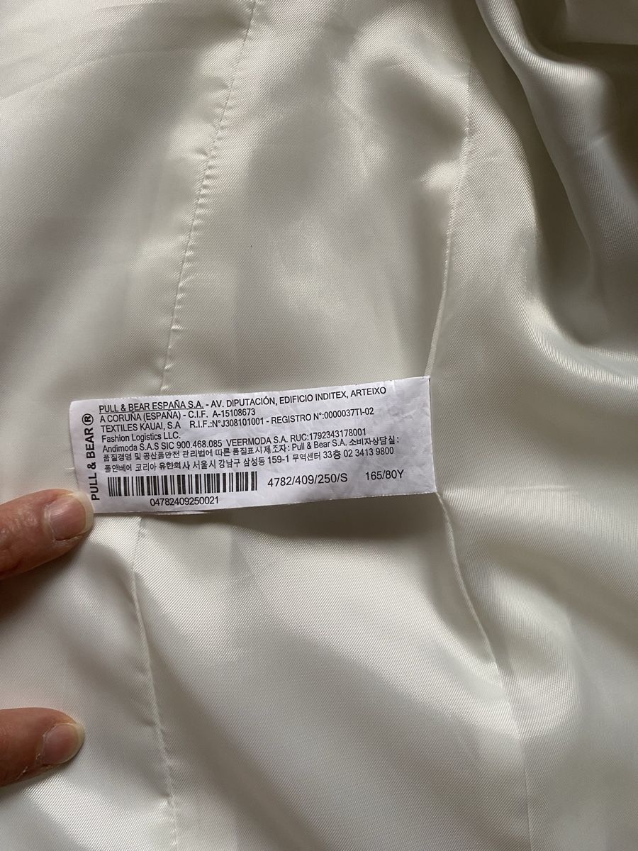 Pull&Bear Giacche: Wunderschöner langer Blazer, creamfarbig – Usato da Zürich venduto da fantasia69 6