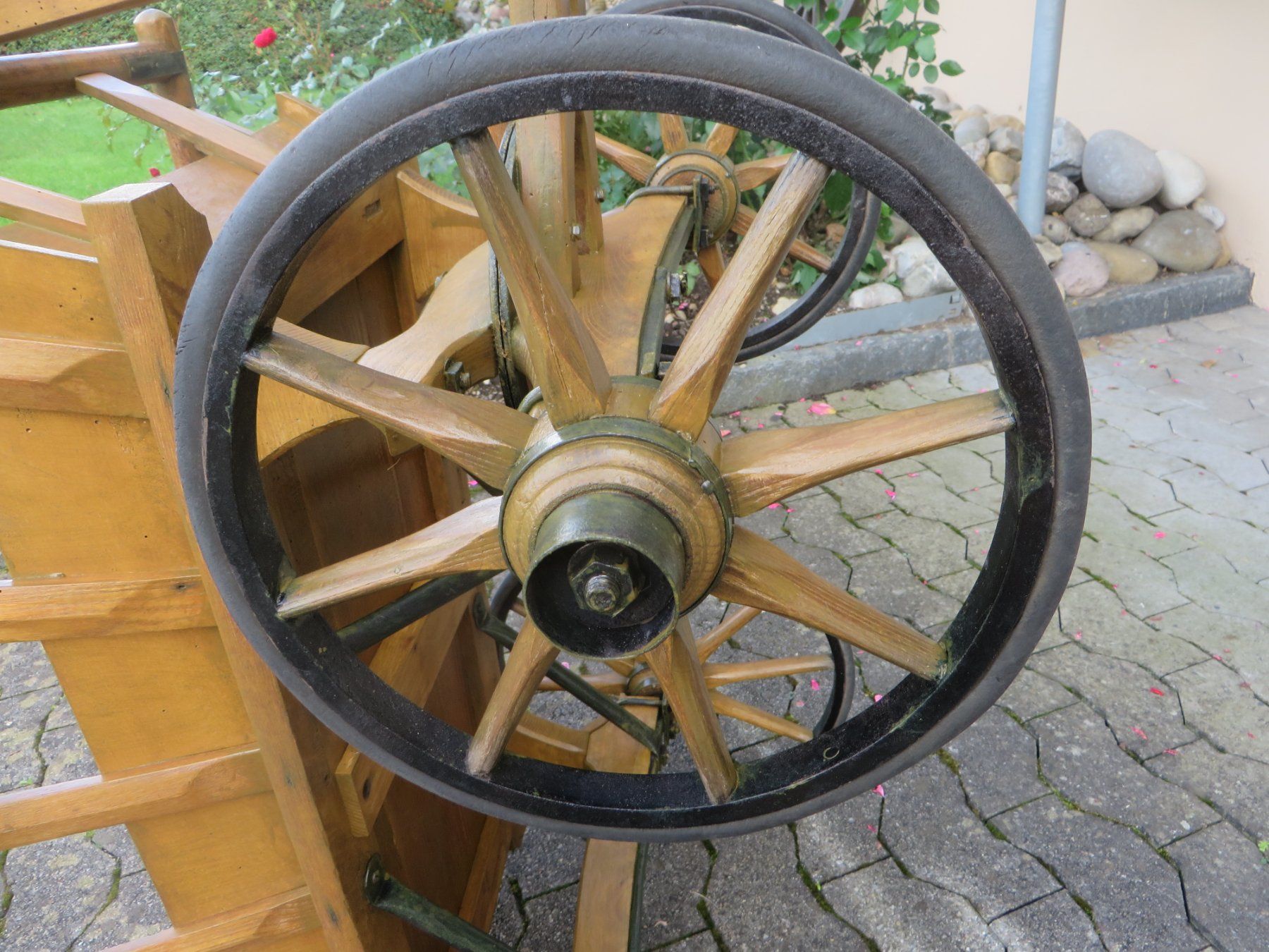 Carrelli di trasporto: Nr. 2 Orginal restauriertes Leiterwägeli / Leiterwagen – Usato da Ermenswil venduto da lodero 7