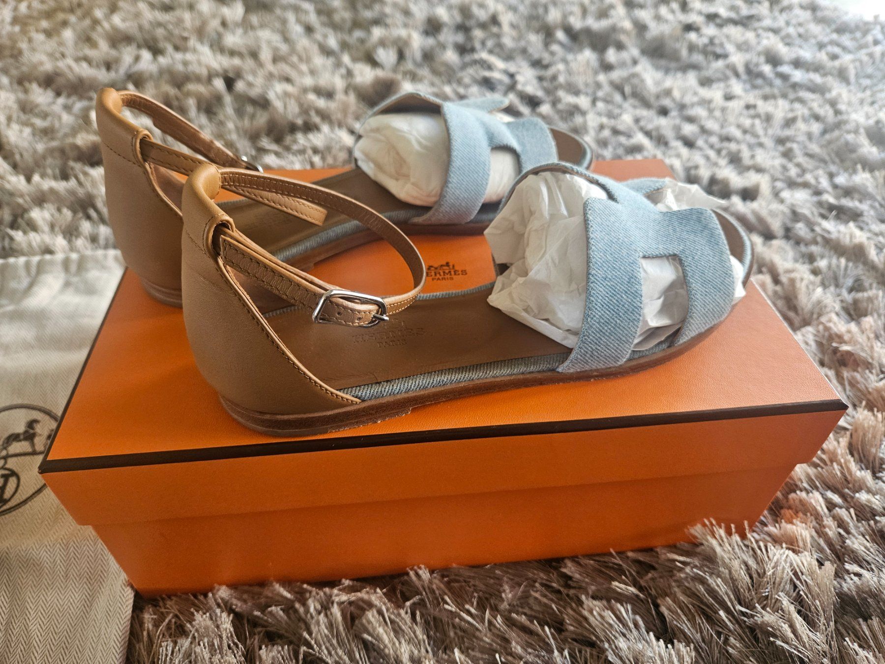 Hermès Scarpe da donna: Hermes Santorini Sandalen 39 – Usato da Luzern venduto da schuhparadies159 1