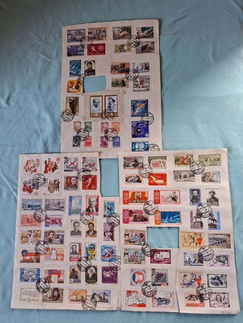 Alle Briefmarken: Briefmarken Russland/UdSSR – Gebraucht aus kreuzlingen von norgeire73 8