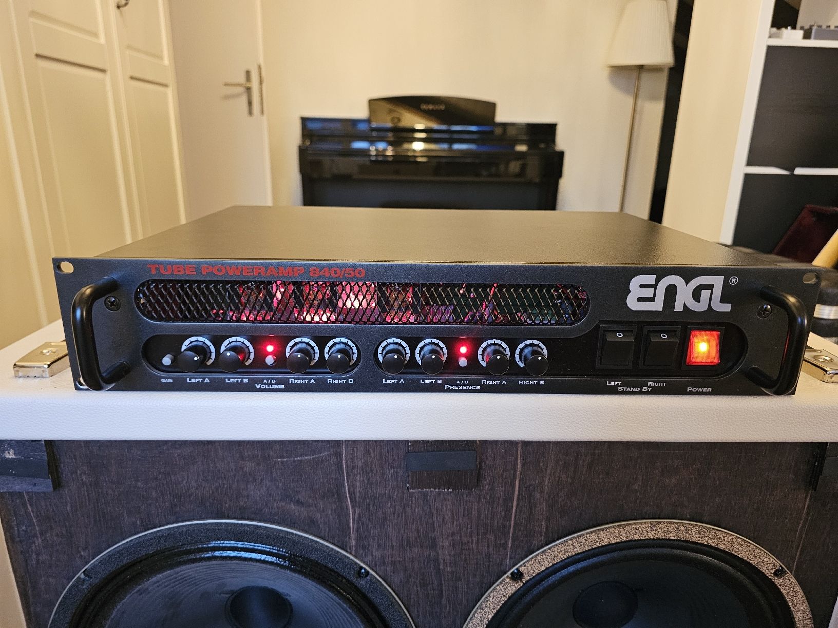 Engl Verstärker: ENGL E840/50 Gitarren Röhrenendstufe – Defekt aus Wagen von Smh