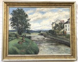 Emil Briner (1867-1929) - Gemälde - Öl auf Leinwand
