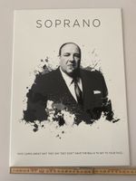 Displate Metall-Poster Soprano Motiv guter Zustand