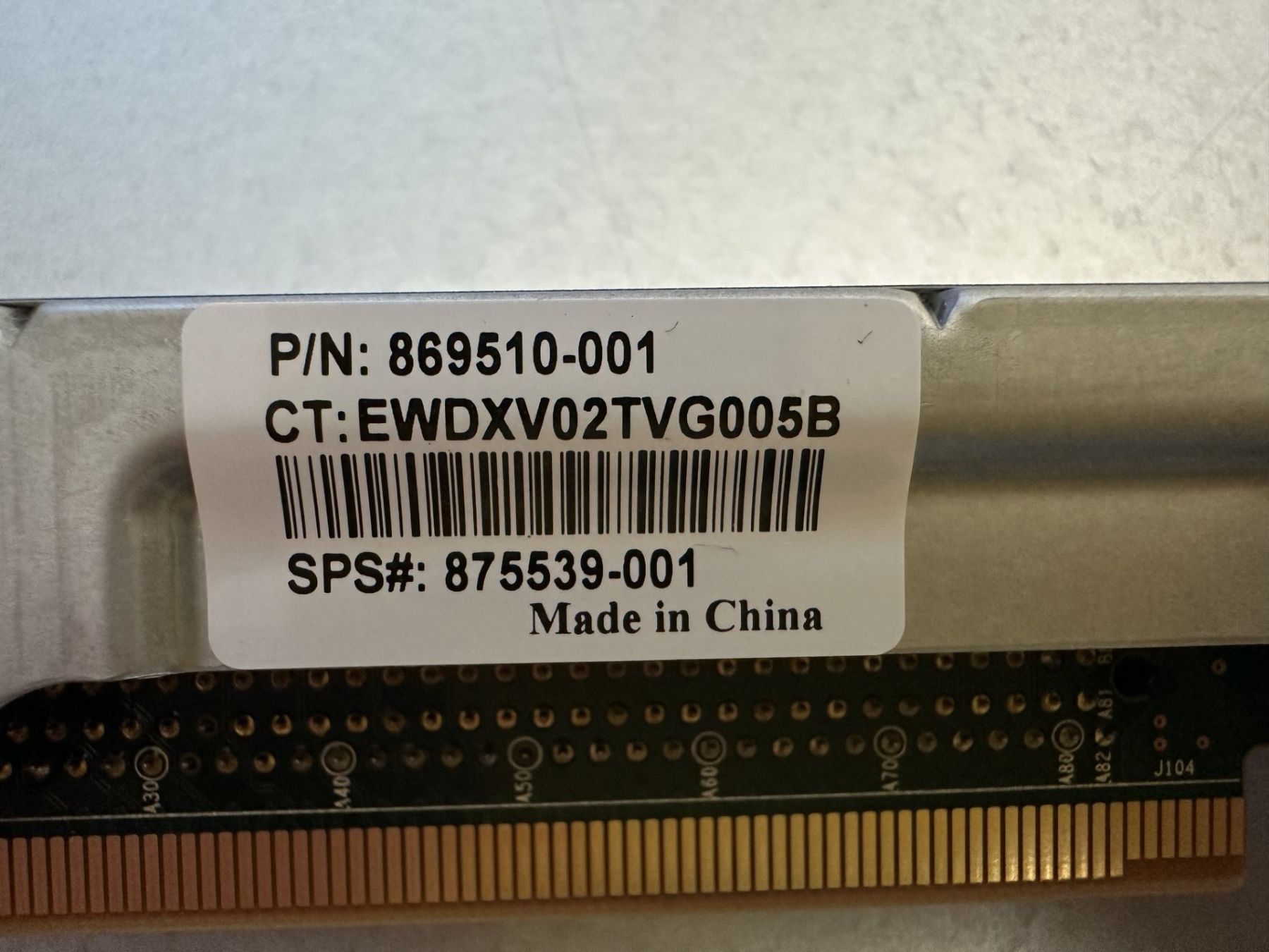 Hewlett Packard Server: DL360 G10 Secondary Riser Board 869510-001, 875539-001 – Gebraucht aus Münsingen von Hanibal26 3