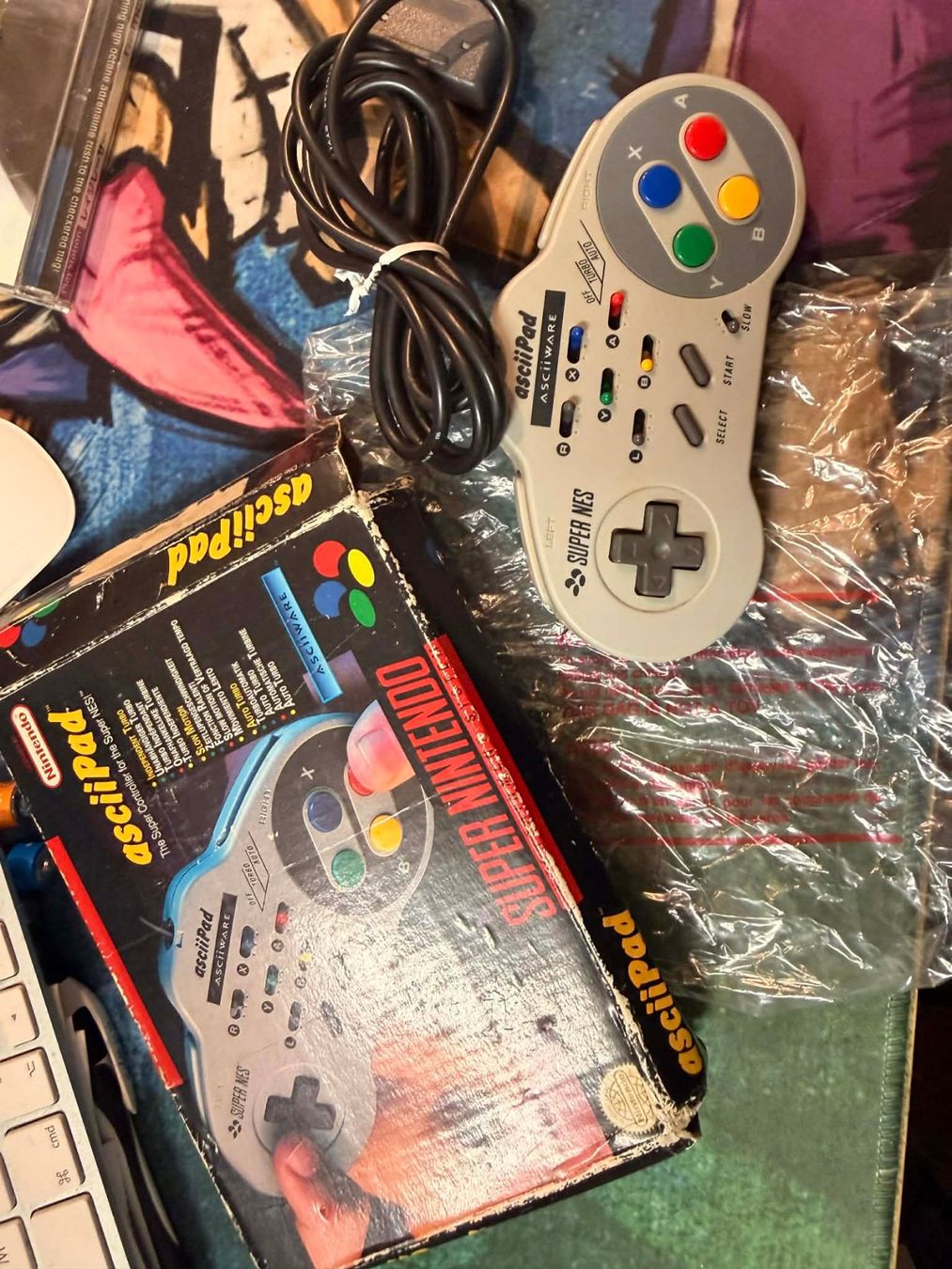 Nintendo Controller: AsciiPad Super Nintendo – Usato da Giubiasco venduto da Ticinerd