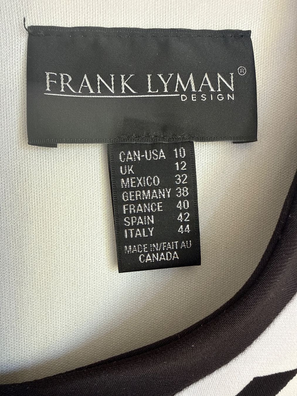 Vestiti: Frank Lyman Design Kleid 38 gemustert – Usato da St Gallen venduto da mayerka 1
