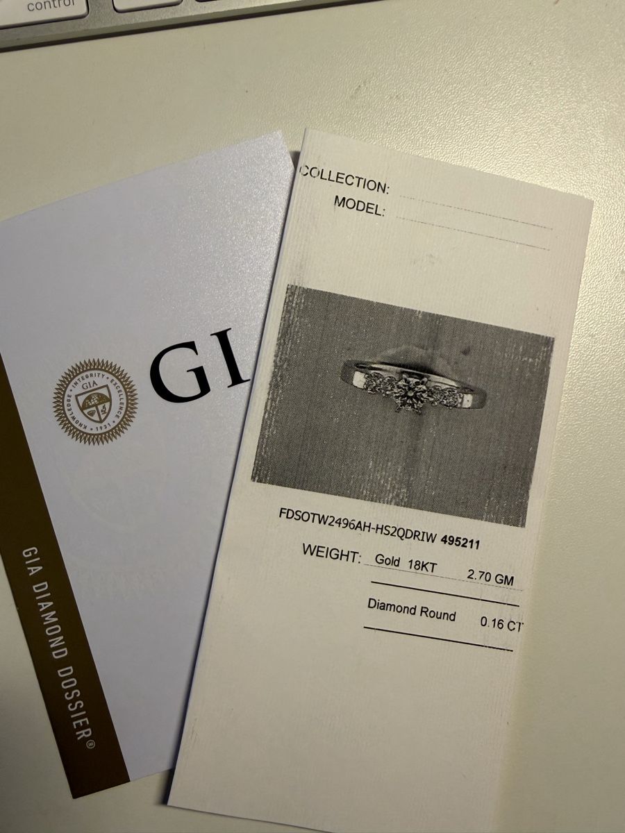 Anelli: Diamant Ring mit GIA zertifiziert – Nuovo (secondo la descrizione) da Bern venduto da AndrewHM 4
