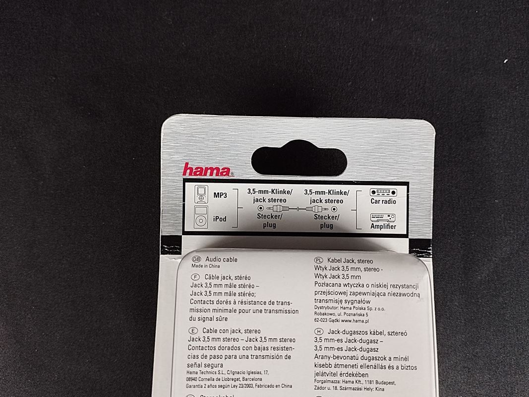 Hama Cavi: HAMA Klinken-Kabel – Nuovo e nell'imballaggio originale da Schübelbach venduto da Restwert_Schubelbach 3