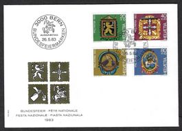 Bundesfeiermarken 1983, Ersttagsbrief