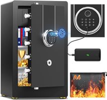 90L Groß Safe Tresor Biometrisch für Zuhause Diebstahlsicher