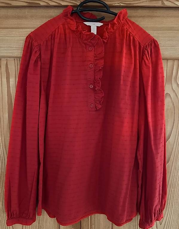 H&M Camicette: Bluse langarm rot Grösse 36 – Usato da St. Niklausen LU venduto da Mimmi86 1