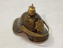 Alter Miniatur Spielzeug Helm für Puppe, Militaria etc.