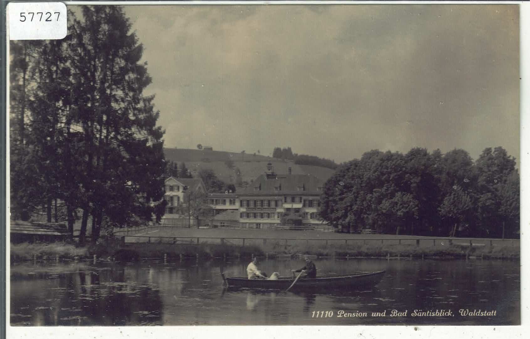 Cartes postales: Waldstatt - Kurhaus Bad "Säntisblick" - Ruderboot – D'occasion à Ettingen par Kartenplanet