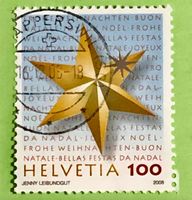 Nr.1292 Stern Sondermarken Weihnachten GESTEMPELT 2008   