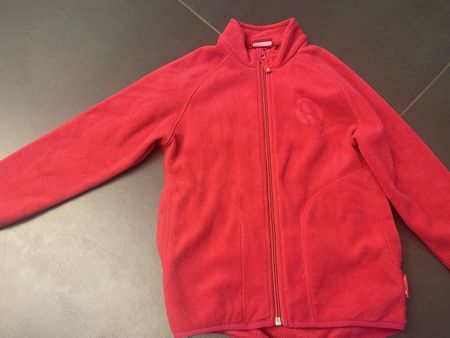 Sehr schöne Reima Fleece Jacke, pink Grösse 122,