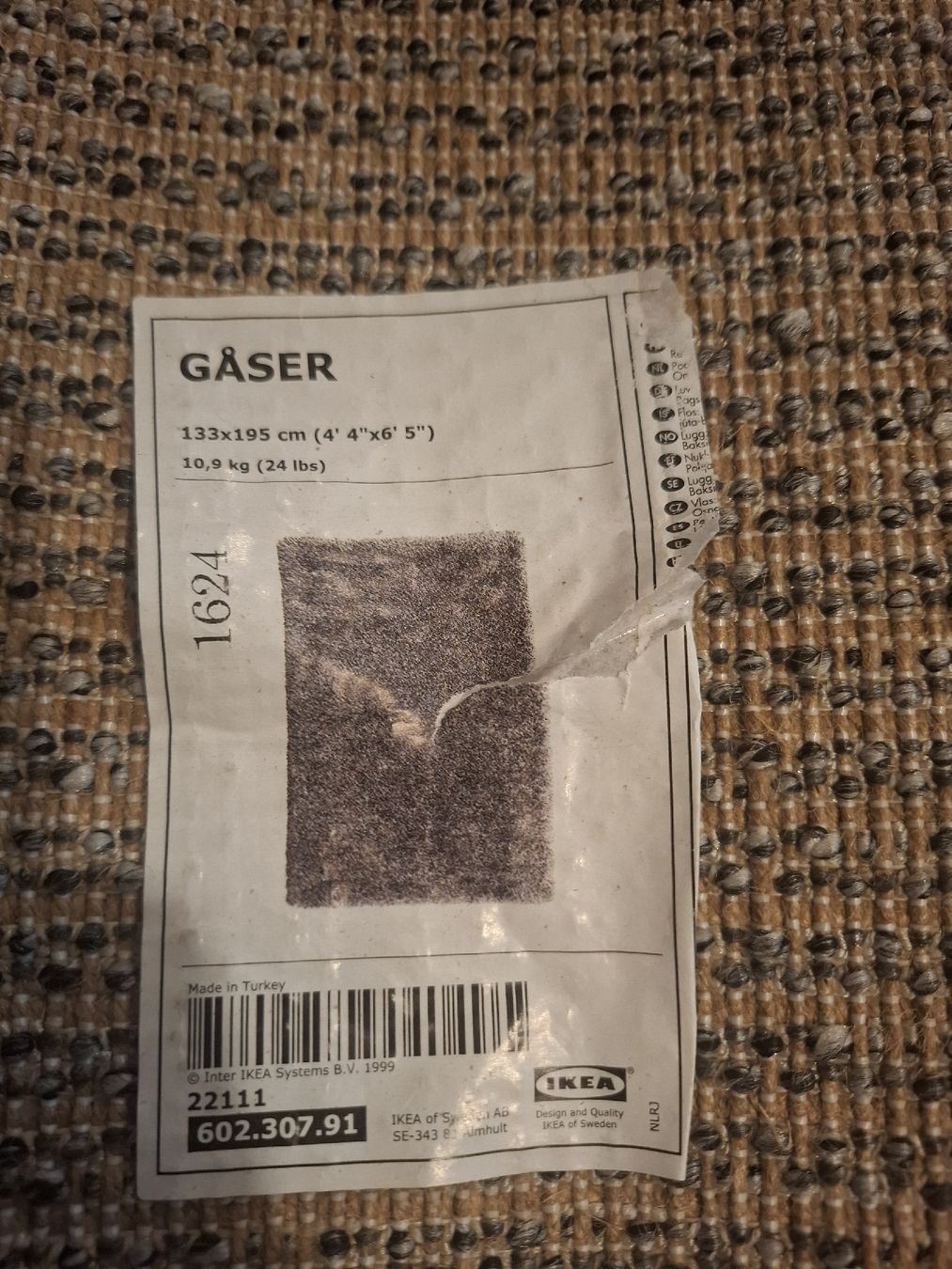 Tappeti: Teppich • IKEA GÃSER • 133x195cm – Usato da Ottenbach venduto da Rasenmaeeher 1