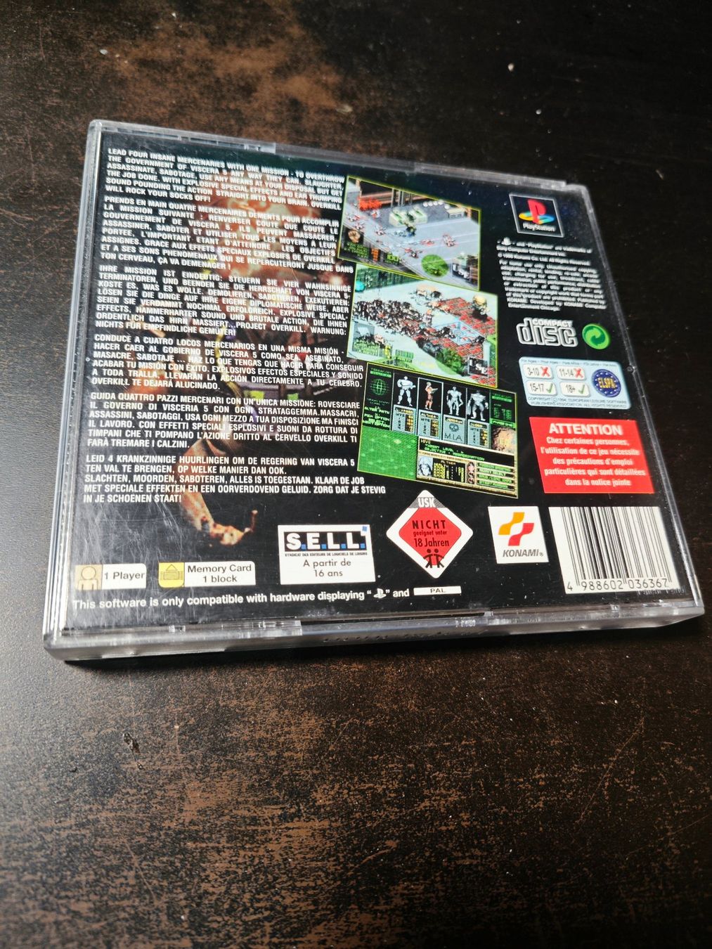 Giochi: Project Overkill - PS1/PSX - OVP/CIB – Usato da Ziefen venduto da Chefkoch 1