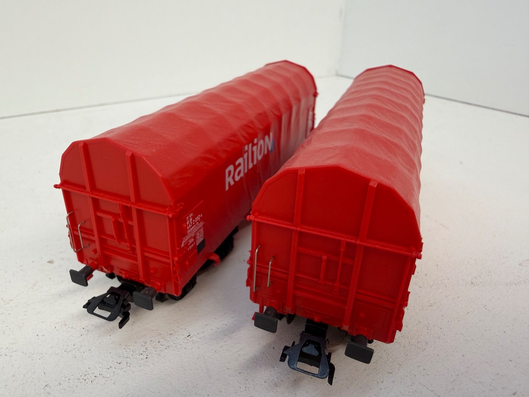 Märklin Modellini di ferrovie: Märklin 00757 Güterwagen 2er Set Railion der DB – Usato da Büsserach venduto da ModellbahnDepot 4