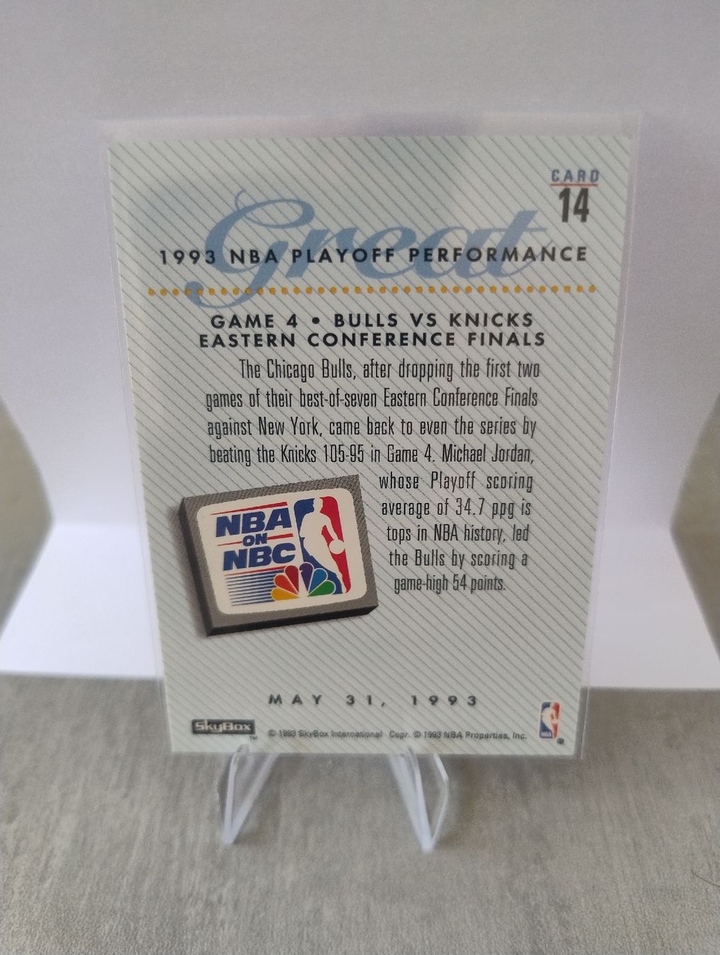 Nba Carte collezionabili: NBA 1993 SKYBOX PREMIUM 14 MICHAEL JORDAN  – Nuovo (secondo la descrizione) da Martigny venduto da julionix 1
