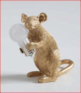 Lampade: Maus LED-Nachtlicht goldfarbig – Nuovo e nell'imballaggio originale da Burgdorf venduto da XJ6 2