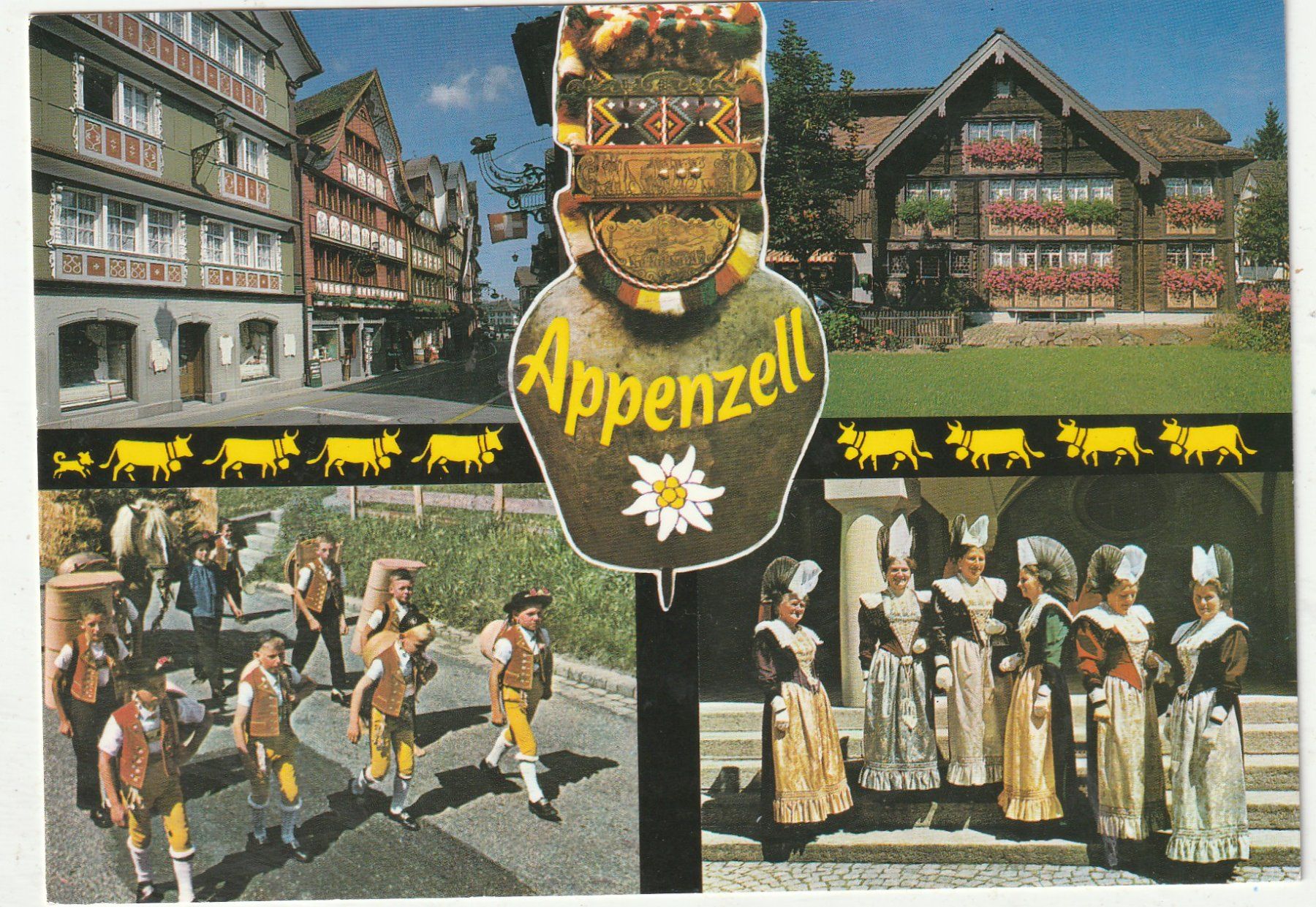 Cartoline postali: Appenzell Folklore MBK – Usato da Lumbrein venduto da made02